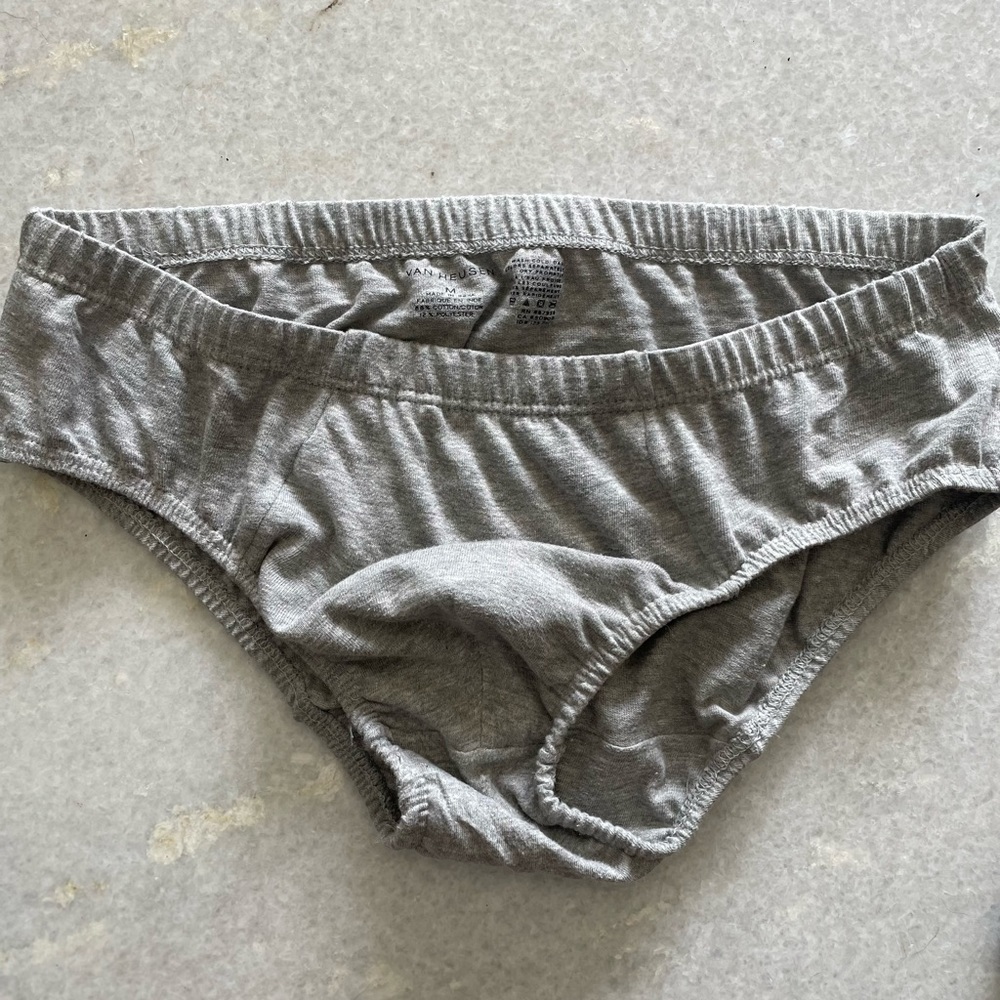 Van Heusen Grey Cotton Briefs